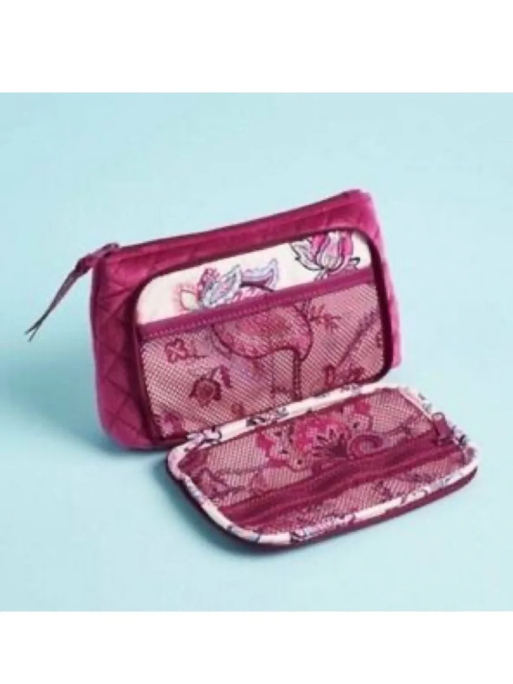 NWT Vera Bradley Compact Organizer In Majestic Magenta